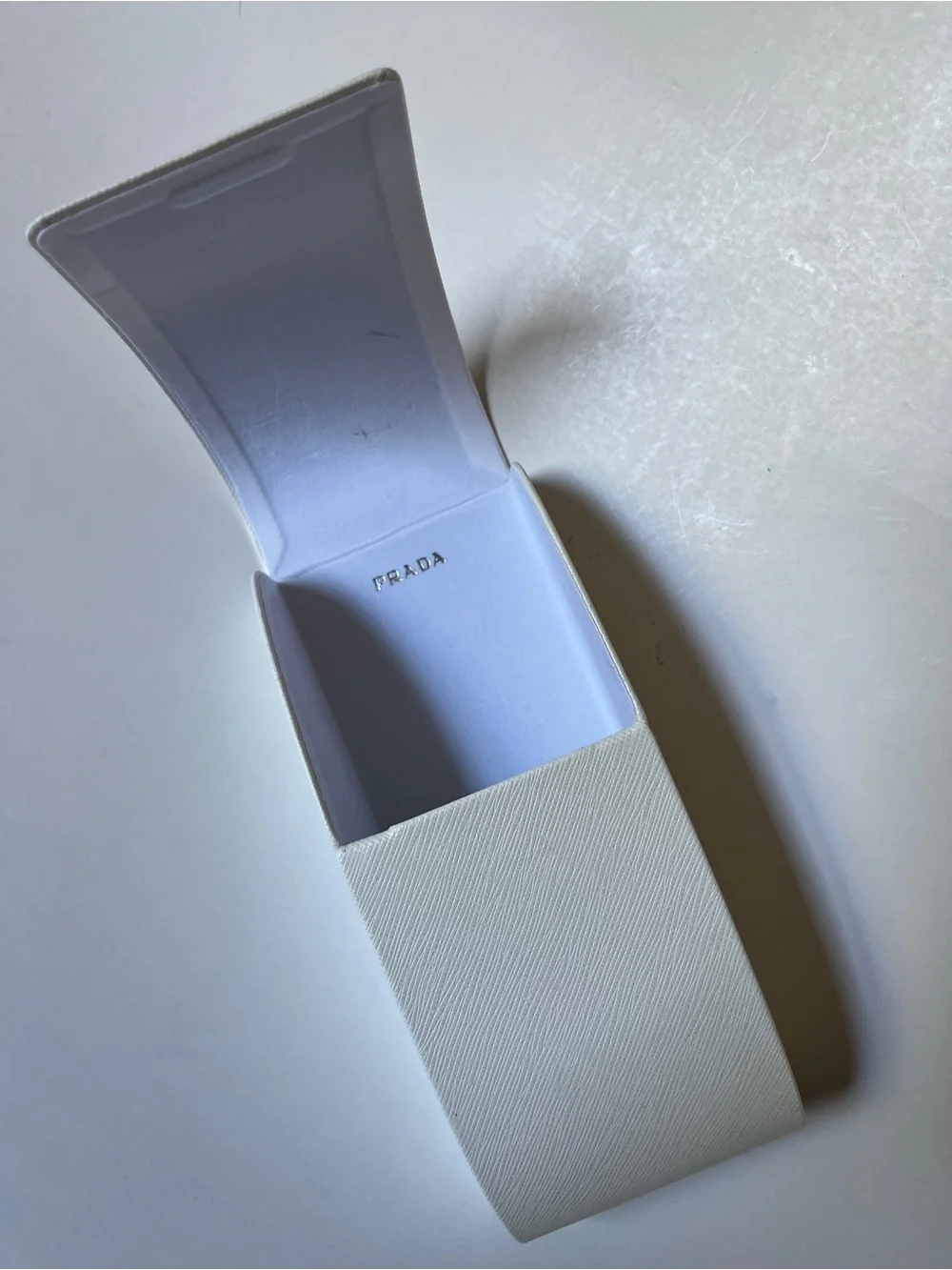 Prada White Sunglasses Case
